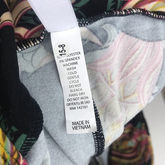 Lularoe Paisley Minnie Mouse Tall & Curvy Leggings - Picture 3 of 6